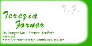 terezia forner business card